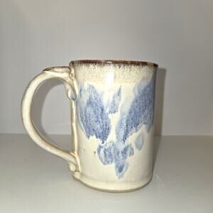 Vintage Donald Bonevich Signed Studio Pottery Mug Michigan Mid Century Stoneware
